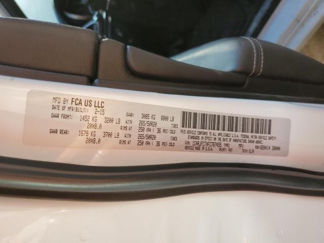 1C4RJFCTXFC767455 Jeep Grand Cherokee Overland