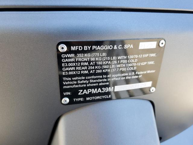 2022 VESPA GTS 300 - ZAPMA39M2N5203129