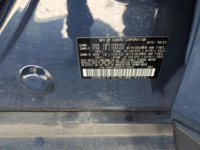 4S4BTGPD6P3113859 Subaru Outback Touring
