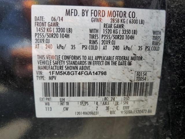 1FM5K8GT4FGA14798 Ford EXPLORER SPORT
