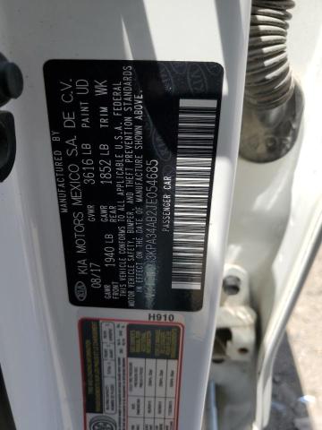 3KPA34AB2JE054685 KIA RIO EX