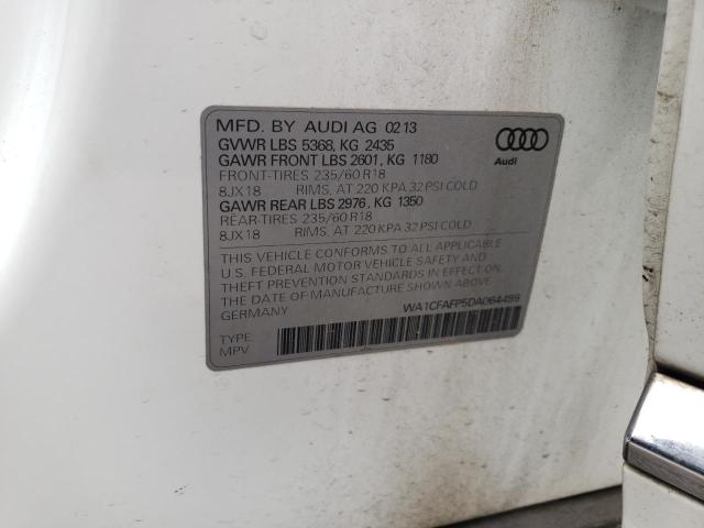 VIN WA1CFAFP5DA064499 2013 Audi Q5, Premium no.12