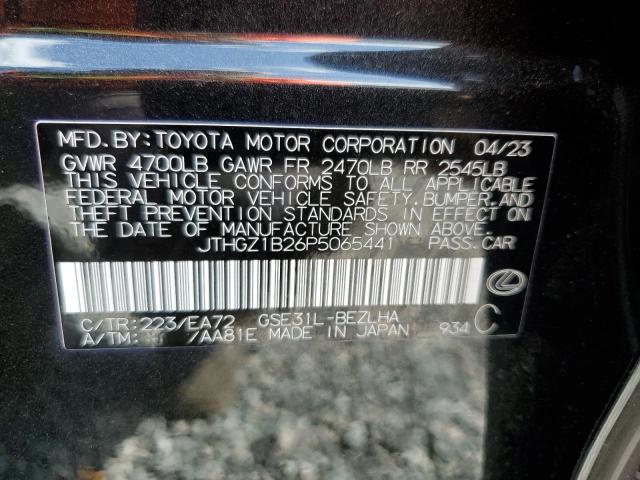 2023 LEXUS IS 350 F S - JTHGZ1B26P5065441