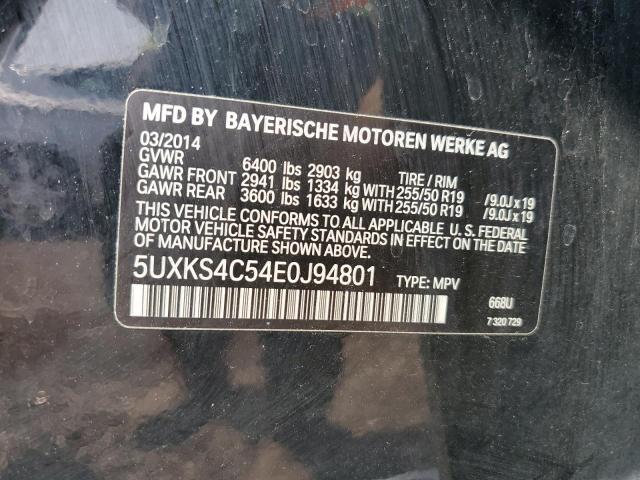 5UXKS4C54E0J94801 2014 BMW X5, photo no. 12