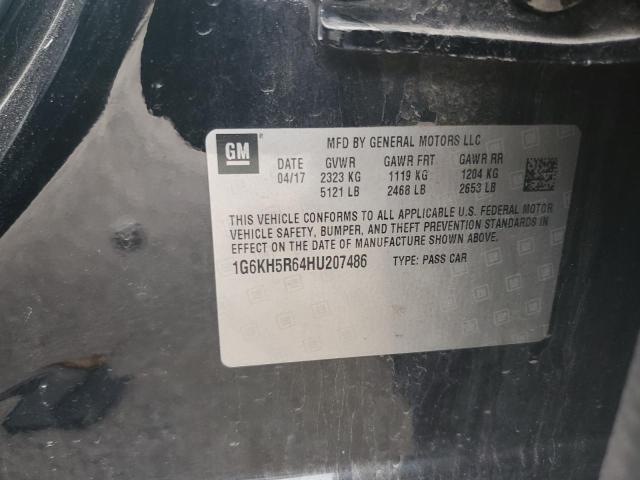 2017 CADILLAC CT6 PREMIU - 1G6KH5R64HU207486