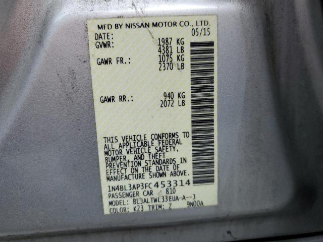 1N4BL3AP3FC453314 Nissan Altima 3.5s