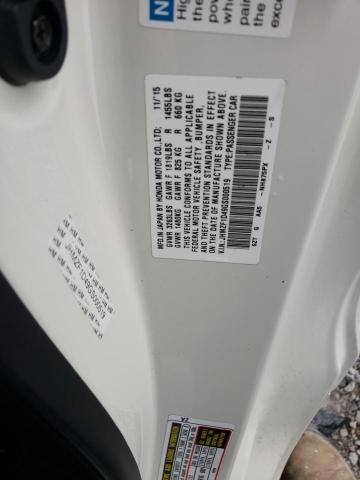 2016 HONDA CR-Z JHMZF1D49GS000519