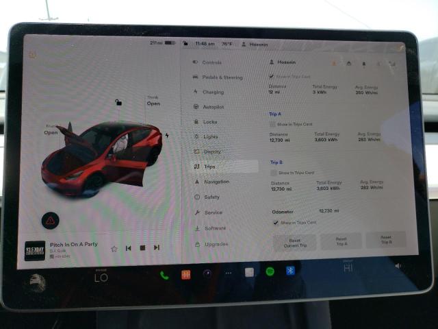 7SAYGAEE5NF352012 Tesla Model Y