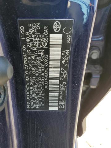 JTDEPMAE0MJ160902 Toyota COROLLA LE