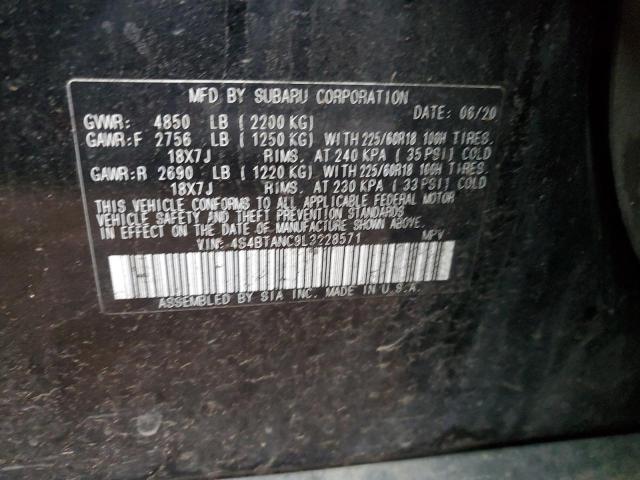 4S4BTANC9L3228571 Subaru Outback Limited