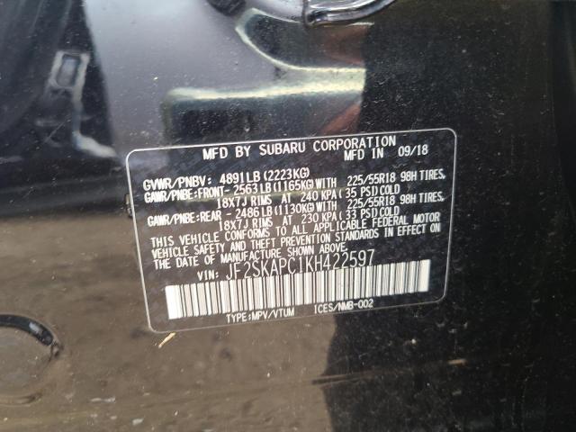 JF2SKAPC1KH422597 Subaru Forester Sport