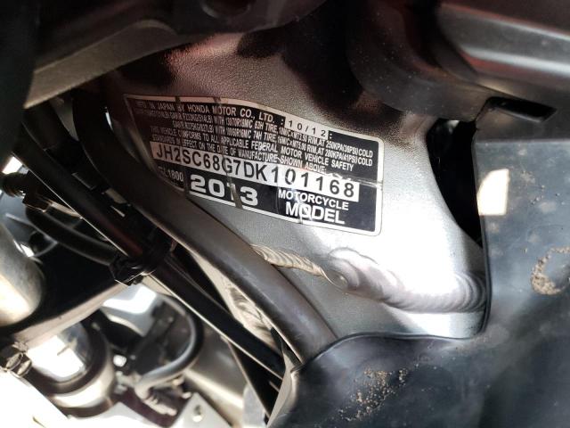 2013 HONDA GL1800 G JH2SC68G7DK101168