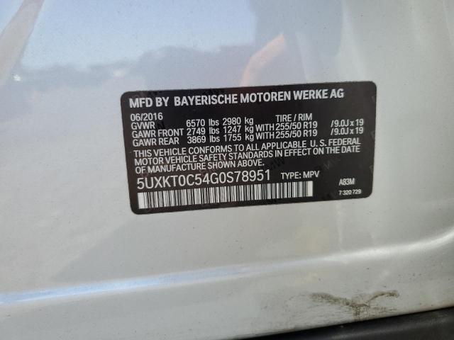 5UXKT0C54G0S78951 BMW X5 Xdr40e