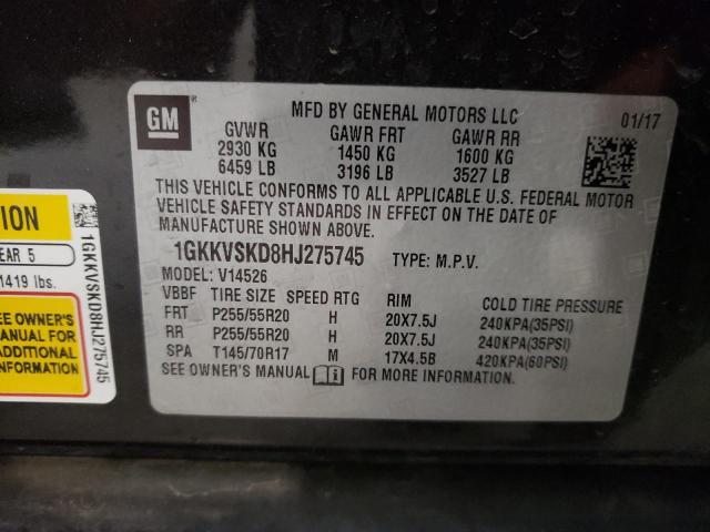 2017 GMC ACADIA 1GKKVSKD8HJ275745