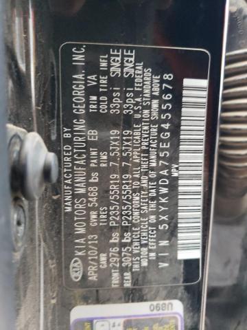 5XYKWDA75EG455678 KIA SORENTO SX