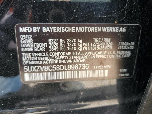 VIN 5UXZV8C58DL898736 2013 BMW X5, Xdrive50I no.13