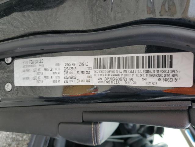 1C4PJMDS0GW306783 Jeep Cherokee Limited