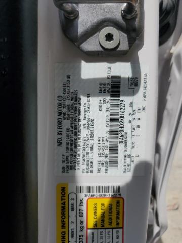 3FA6P0HD2KR162279 2019 FORD FUSION - Image 13