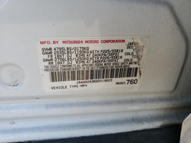 JA4AD2A36GZ019603 Mitsubishi Outlander Es