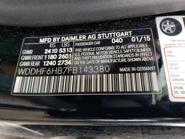 2015 MERCEDES-BENZ E 400 4MAT - WDDHF6HB7FB143380