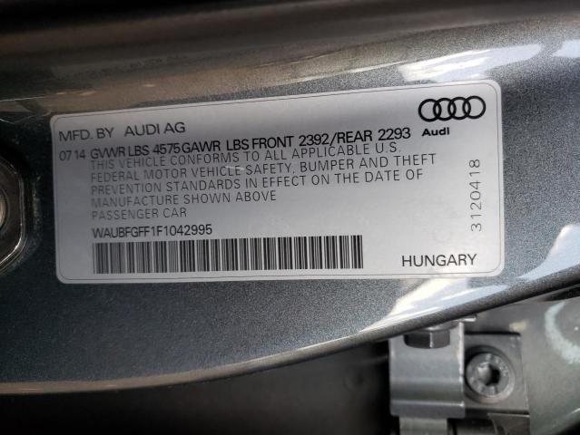 2015 AUDI S3 - WAUBFGFF1F1042995