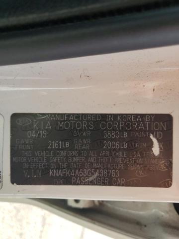 KNAFK4A63G5438763 KIA FORTE LX