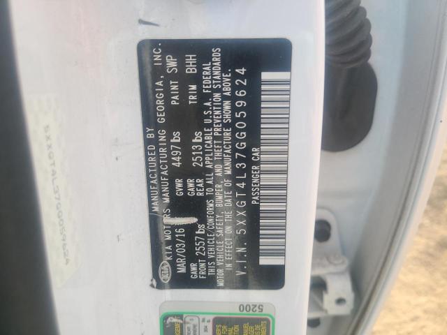 5XXGT4L37GG059624 KIA Optima Lx