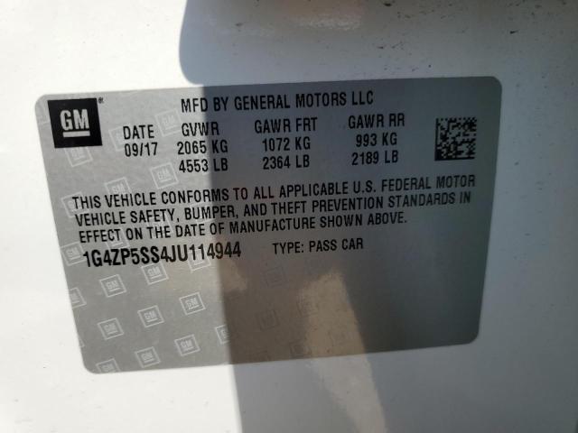 1G4ZP5SS4JU114944 Buick Lacrosse Essence