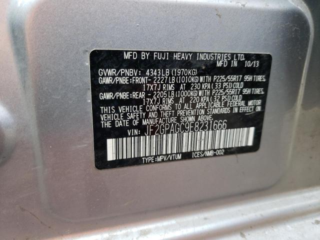 JF2GPAGC9E8231666 Subaru Xv Crosstrek 2.0 Limited