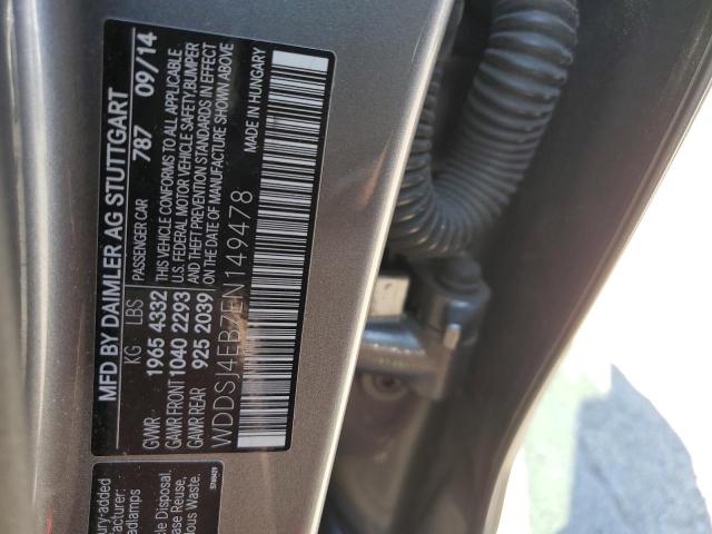 WDDSJ4EB7EN149478 Mercedes-Benz CLA 250