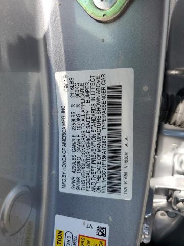 1HGCV1F15KA173872 Honda Accord LX 12