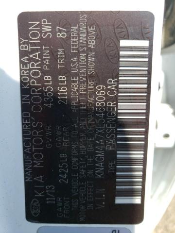 KNAGM4A7XE5468069 KIA Optima Lx