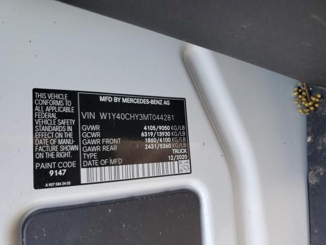 W1Y40CHY3MT044281 | 2021 MERCEDES-BENZ SPRINTER 2