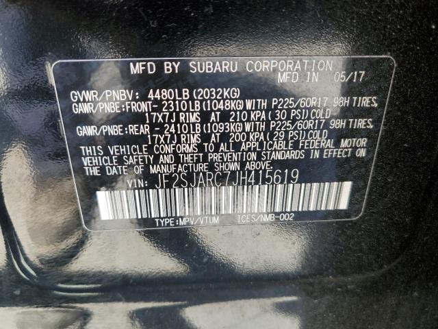 JF2SJARC7JH415619 Subaru Forester 2.5i Limited