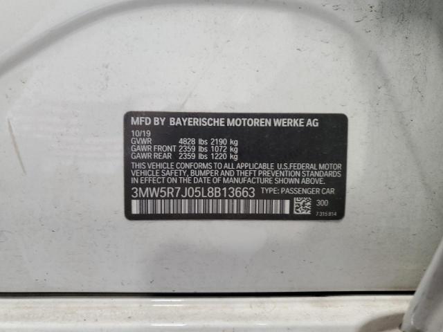 2020 BMW 330XI - 3MW5R7J05L8B13663