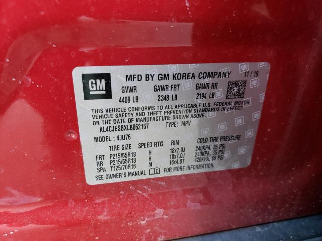 KL4CJESBXLB062157 2020 BUICK ENCORE, photo no. 13