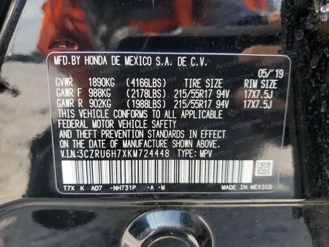 3CZRU6H7XKM724448 Honda HR-V EXL 10