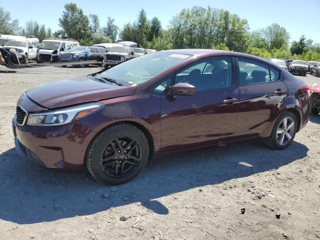 KIA FORTE LX 2018 burgundy  gas 3KPFL4A7XJE215432 photo #1