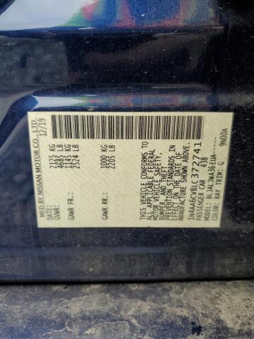 1N4AA6CV8LC372741 2020 Nissan Maxima Sv