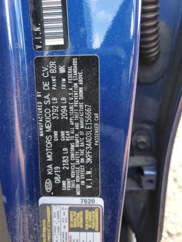 3KPF34AD3LE156667 KIA Forte Gt Line