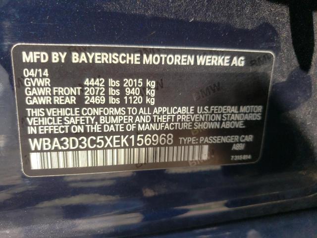 WBA3D3C5XEK156968 BMW 328 D