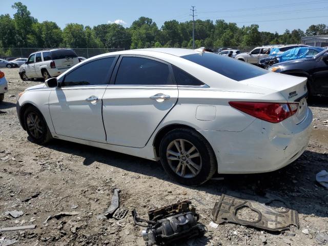 VIN: 5NPEC4AC4DH523270 Auction: COPART Lot: 59541043 Location: DC - WASHINGTON DC 5NPEC4AC4DH523270 HYUNDAI SONATA 2013 WHITE Photo 2