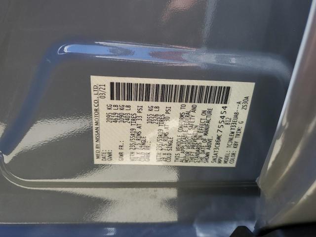 5N1AT3CB6MC755454 Nissan Rogue Sl
