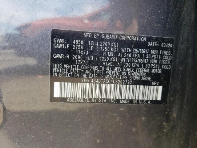 4S4BTACC1L3202792 Subaru Outback Premium