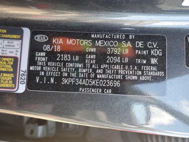 3KPF34AD5KE023696 Kia Forte GT L 12