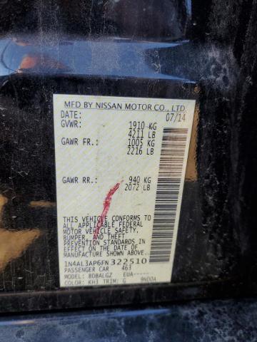 1N4AL3AP6FN322510 Nissan ALTIMA 2.5