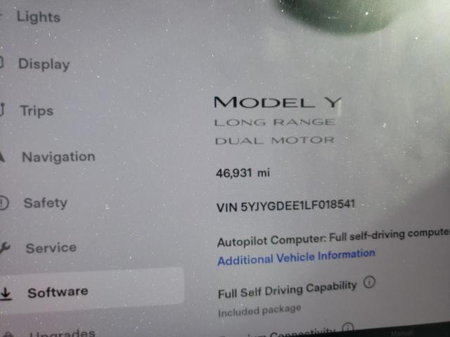 5YJYGDEE1LF018541 Tesla Model Y