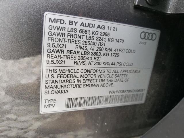 WA1VXBF78ND006091 2022 AUDI Q7, photo no. 14