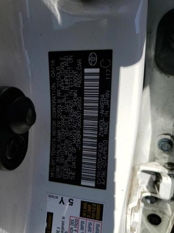 JTDKBRFU6G3012650 Toyota PRIUS