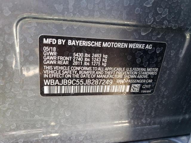 WBAJB9C55JB287249 BMW M550xi